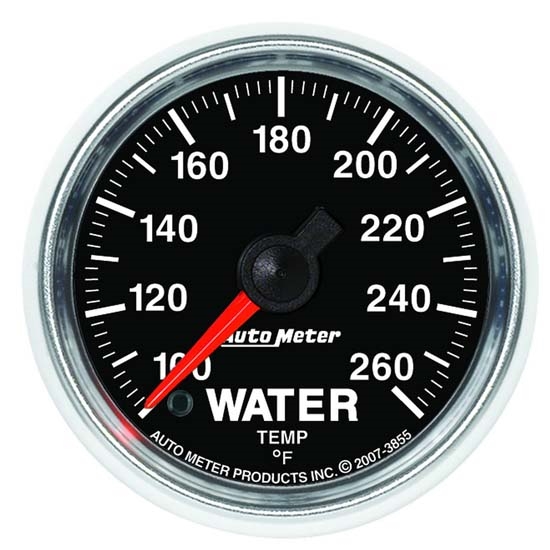 Auto Meter 3855 GS Digital Stepper Motor Water Temperature Gauge Auto Meter 3855 GS Digital Stepper Motor Water Temperature Gauge