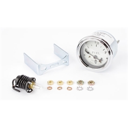 Stewart Warner 82471 Wings Fuel Level Gauge, White