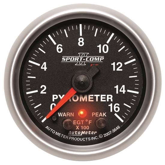 Auto Meter 3646 Sport-Comp II Digital Stepper Motor Pyrometer Gauge Auto Meter 3646 Sport-Comp II Digital Stepper Motor Pyrometer Gauge