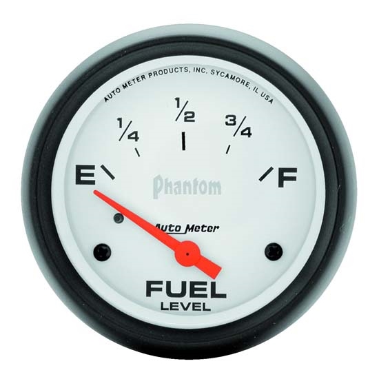 Auto Meter 5816 Phantom Air-Core Electric Fuel Level Gauge, 2-1/16 In. Auto Meter 5816 Phantom Air-Core Electric Fuel Level Gauge, 2-1/16 In.