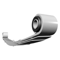 AFCO 20231HDRF Chrysler Reinforced Front Segment Leaf Spring - 166 lb