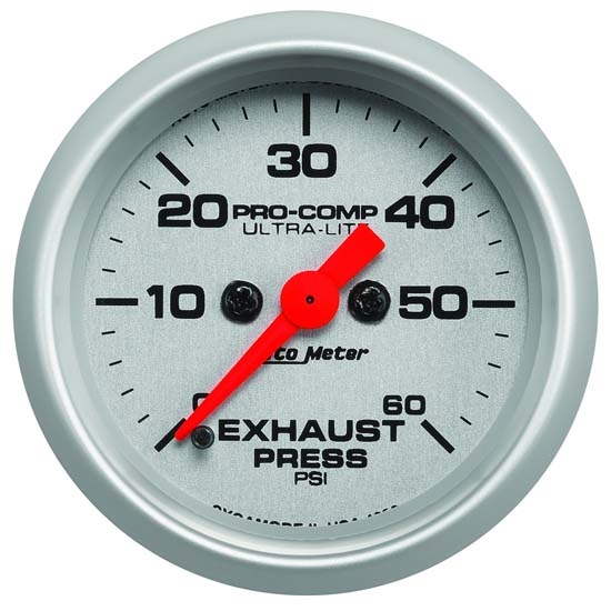 Auto Meter 4392 Ultra-Lite Digital StepperMotor Exhaust Pressure Gauge Auto Meter 4392 Ultra-Lite Digital StepperMotor Exhaust Pressure Gauge