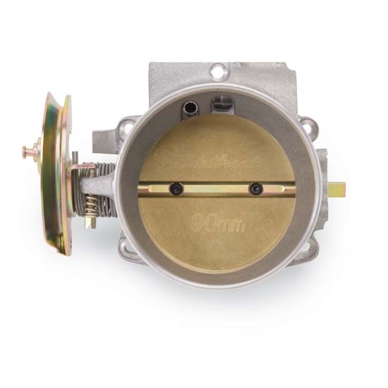 Edelbrock 38640 Victor LS Series Throttle Body Assembly, 90mm