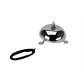 Pedal Car Parts, Garton Mark V Chrome Bell with Cord, Late Style