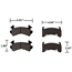 AFCO 1251-2154 C2 Pads, D154 Metric GM AFCO 1251-2154 C2 Pads, D154 Metric GM