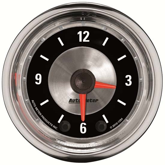 Auto Meter 1284 American Muscle Digital Stepper Motor Clock Gauge Auto Meter 1284 American Muscle Digital Stepper Motor Clock Gauge