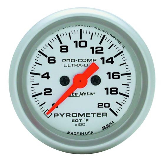 Auto Meter 4345 Ultra-Lite Digital Stepper Motor Pyrometer Gauge Auto Meter 4345 Ultra-Lite Digital Stepper Motor Pyrometer Gauge
