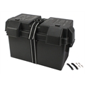 Black Universal Battery Box