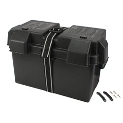 Black Universal Battery Box