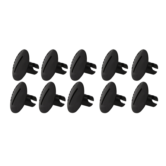Plastic Large Head Quarter Turn Fasteners, .500 Inch Grip, Pack/10 Plastic Large Head Quarter Turn Fasteners, .500 Inch Grip, Pack/10
