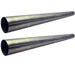 Plain Steel Exhaust Megaphones, 2 x 4 x 24 Inch