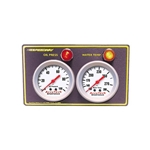 Accutech 2-Gauge Oil Pressure & Water Temp Gauge Panel