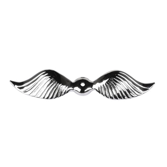 Big Feather Radiator Wing, Chrome Big Feather Radiator Wing, Chrome