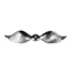 Big Feather Radiator Wing, Chrome Big Feather Radiator Wing, Chrome
