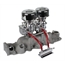 Chrome 9 Super 7 Carbs, Offenhauser 1075 Dual Intake Kit, 1949-53 Ford V8 Chrome 9 Super 7 Carbs, Offenhauser 1075 Dual Intake Kit, 1949-53 Ford V8