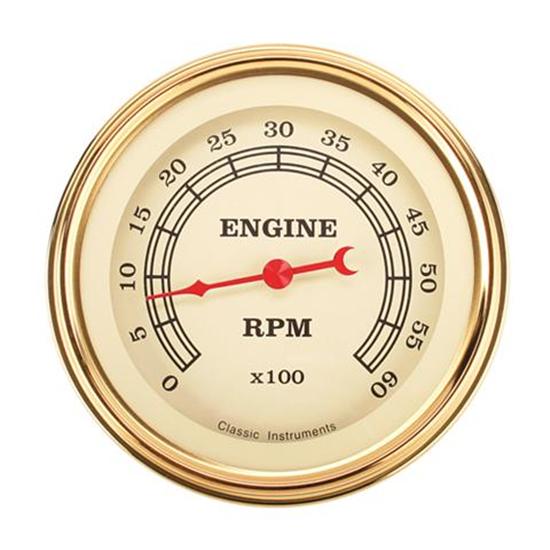 Classic Instruments VT60GSLF-1 Vintage 3-3/8 Electric Tach