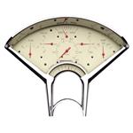 Classic Instruments BE01T 1955-56 Chevy Bel Era Series Gauge Set, Tan