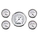 Classic White Series Electric 5 Gauge Set