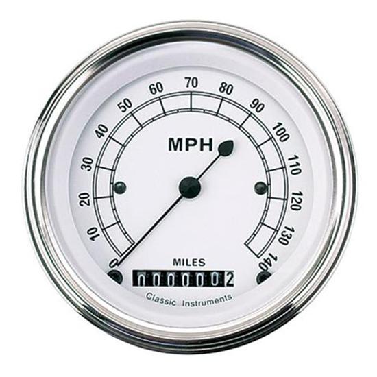 Classic Instruments CW55SLF Classic Series 140 MPH Speedometer