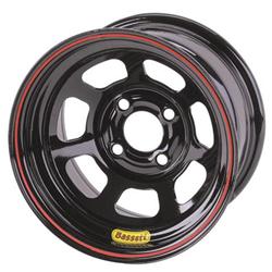 Bassett Pony-Mini Stock Wheel - 13x7, 4 on 4 1/4 Inch, Black