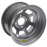 Bassett Pony-Mini Stock Wheel - 13x7, 4 on 4 1/2 Inch, Silver
