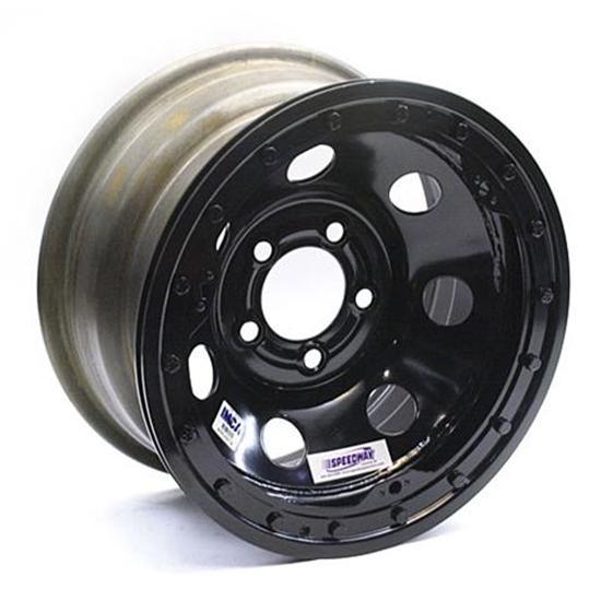 Speedway IMCA Approved Beadlock Wheel, 15x8, 5 on 4-1/2 Inch