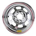 Bassett Chrome D-Hole Wheel 15x8, 5 on 4.75 Inch, Non Beadlock