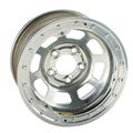 Bassett Wissota Certified Wheel, Beadlock, 15x8, 5 on 5 Inch, Silver