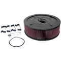 K&N Filters 61-2020 Flow Control Air Cleaner-Holley 2BBL no Choke Horn