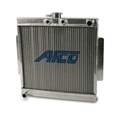 AFCO 80206 Micro/Mini/Midget Radiator, Front Mount w/ 1 Inch Push On