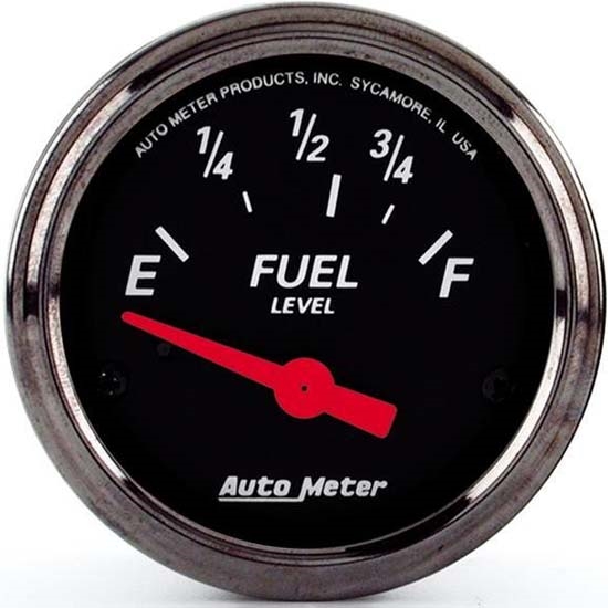 Auto Meter 1416 Designer Black Air-Core Fuel Level Gauge, 2-1/16 Inch Auto Meter 1416 Designer Black Air-Core Fuel Level Gauge, 2-1/16 Inch