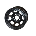 Bassett 50SC3L 15X10 D-Hole Lite 5on4.75 3 In BS Black Beadlock Wheel