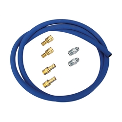 Neoprene Hose and Fitting Kit for Remote Oil Filter, 48 Inch