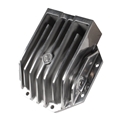 Finned Flat Mount 1963-82 Corvette Differential Cover, Polished