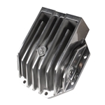 Finned Flat Mount 1963-82 Corvette Differential Cover, Polished