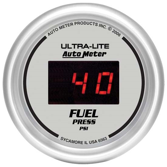 Auto Meter 6563 Ultra-Lite Digital Digital Fuel Pressure Gauge Auto Meter 6563 Ultra-Lite Digital Digital Fuel Pressure Gauge