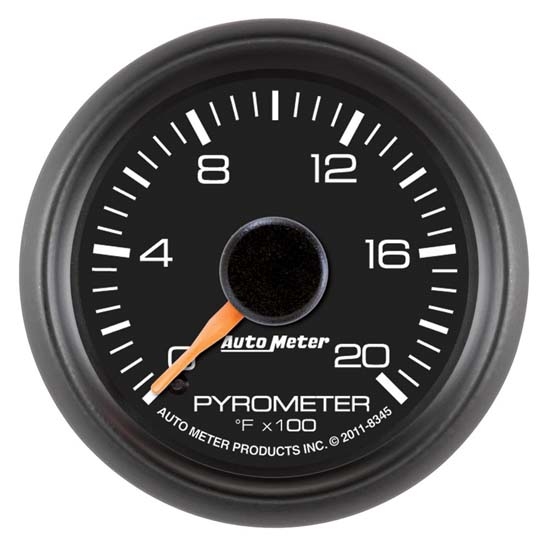 Auto Meter 8345 GM Factory Match Digital Stepper Motor Pyrometer Gauge Auto Meter 8345 GM Factory Match Digital Stepper Motor Pyrometer Gauge