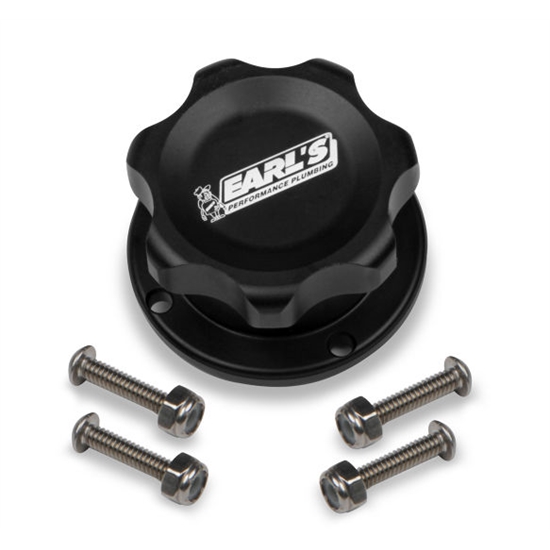 Earls 166020ERL Billet Fill Cap, Aluminum Bolt Bung