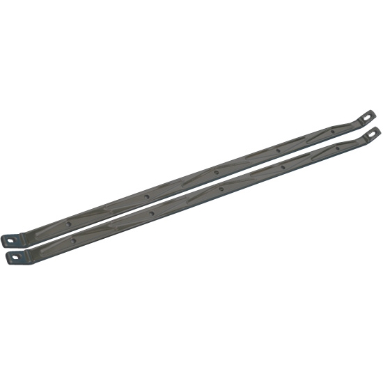 Eddie Motorsports MS274-35CL 1955 Chevy Hood Support Braces, Clear