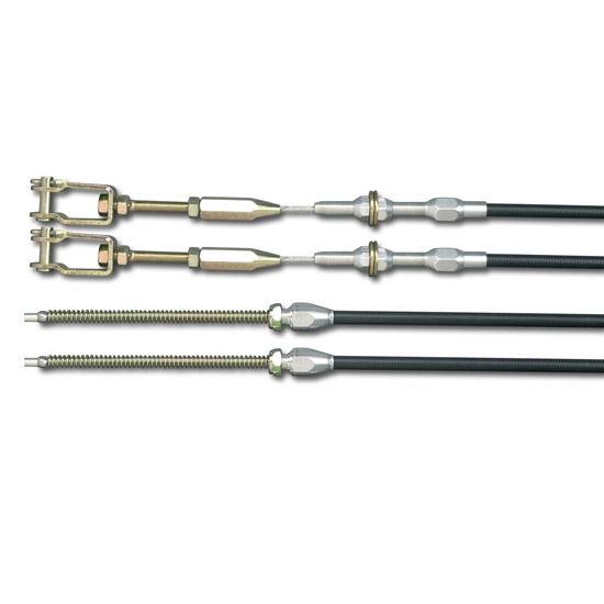 Lokar EC8004U96 Rear EBrake Cable Kit, 195254 Chevy Truck, Black