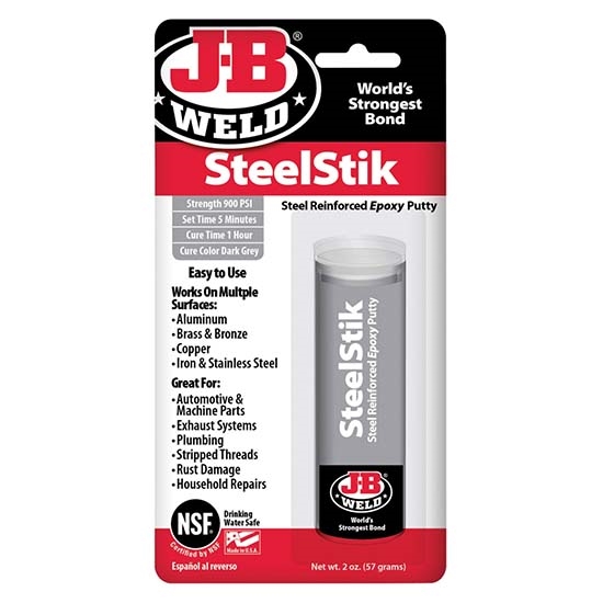 JB Weld 8267S SteelStik Epoxy Putty