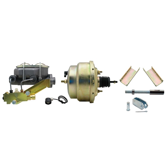 58-70 Fullsize Chevy Brake Booster Kit, 1-1/8 In Bore, Black 58-70 Fullsize Chevy Brake Booster Kit, 1-1/8 In Bore, Black