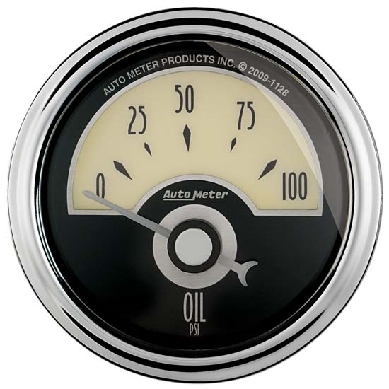 Auto Meter 1126 Cruiser AD Air-Core Oil Pressure Gauge, 2-1/16 Inch Auto Meter 1126 Cruiser AD Air-Core Oil Pressure Gauge, 2-1/16 Inch