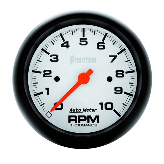 Auto Meter 5897 Phantom Air-Core In-Dash Tachometer, 10K RPM, 3-3/8 Auto Meter 5897 Phantom Air-Core In-Dash Tachometer, 10K RPM, 3-3/8