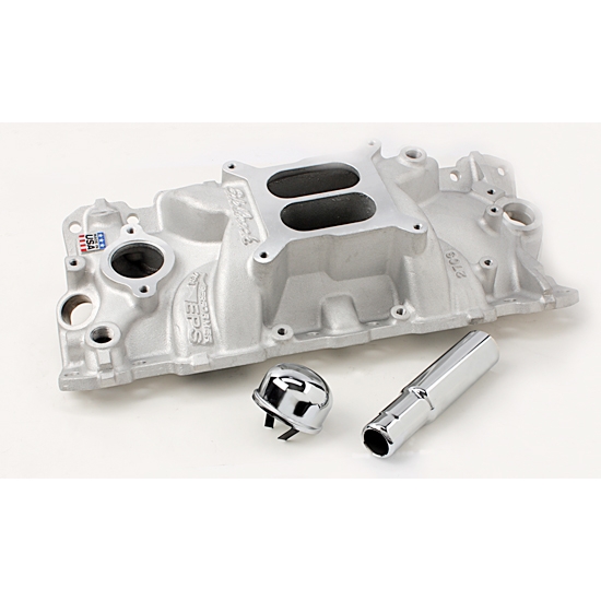 Edelbrock 2703 Performer EPS Chevy Intake Manifold with Oil Fill Edelbrock 2703 Performer EPS Chevy Intake Manifold with Oil Fill