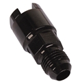 Russell 644113 Late Model EFI Fitting -6 AN Male to 5/16 Female, Black
