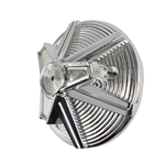 Pedal Car Parts, 1969 AMF Mustang Chromed Plastic, Spoke Style Hubcap