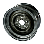 O/E Style Hot Rod Steel 15 Inch Wheel, Raw Finish, 15 x 7, 5 on 4-3/4