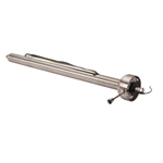 Hot Rod Nostalgia Steering Column, 30 Inch, Plain Stainless Steel