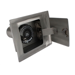 Hagan Street Rods 90 SQ 90° Curve Series LH Hinge Fuel Door, Square